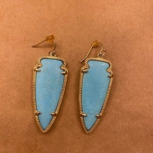 Turquoise Kendra Scott earrings